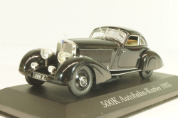 Mercedes-Benz 500 K Autobahnkurier (W29) 1935, black, MBOMS002, Mercedes-Benz Offizielle Modell Sammlung #02, Altaya 1:43