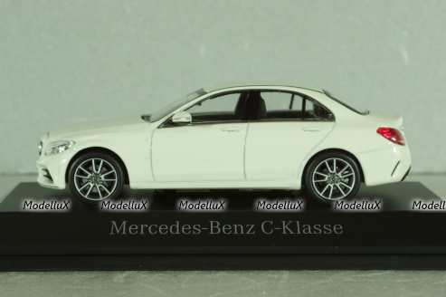 Mercedes-Benz C200 (W205) facelift 2017, white B66960447, Norev 1:43