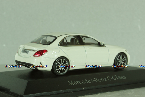 Mercedes-Benz C200 (W205) facelift 2017, white B66960447, Norev 1:43