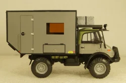 Mercedes Unimog 4х4 Кемпинг серый, KV мастерская 1:43