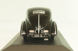 Mercedes-Benz 500 K Autobahnkurier (W29) 1935, black, MBOMS002, Mercedes-Benz Offizielle Modell Sammlung #02, Altaya 1:43