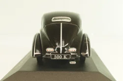 Mercedes 500 K Autobahnkurier (W29) 1934, black, MBOMS002, Mercedes-Benz Offizielle Modell Sammlung #02, Altaya 1:43