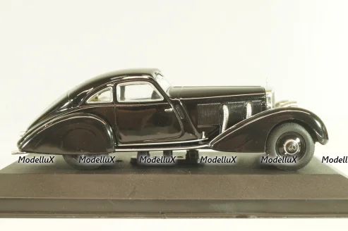 Mercedes 500 K Autobahnkurier (W29) 1934, black, MBOMS002, Mercedes-Benz Offizielle Modell Sammlung #02, Altaya 1:43