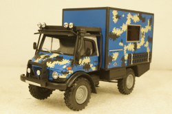 Merсedes Unimog 4х4 Кемпинг синий, KV мастерская 1:43