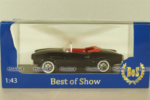 Volkswagen Rometsch Lawrence Cabriolet 1957, black, BOS Models 1:43 