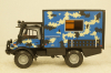 Merсedes Unimog 4х4 Кемпинг синий, KV мастерская 1:43