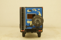 Merсedes Unimog 4х4 Кемпинг синий, KV мастерская 1:43