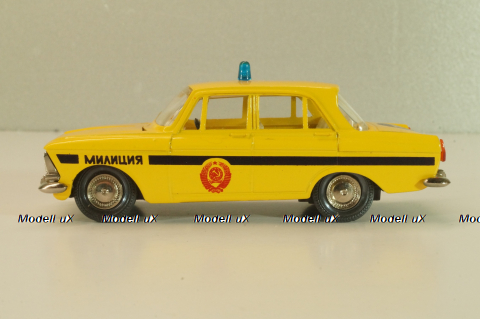 Москвич-412 А8, Милиция, ГАИ,  апрель 82г., Тантал/Радон 1:43