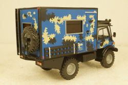 Merсedes Unimog 4х4 Кемпинг синий, KV мастерская 1:43