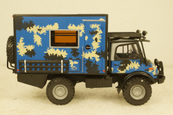 Merсedes Unimog 4х4 Кемпинг синий, KV мастерская 1:43
