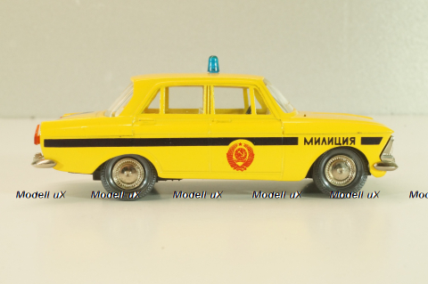 Москвич-412 А8, Милиция, ГАИ,  апрель 82г., Тантал/Радон 1:43