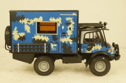 Merсedes Unimog 4х4 Кемпинг синий, KV мастерская 1:43