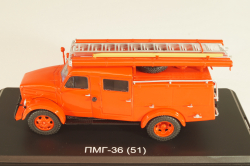 ПМГ-36(51) пожарный автомобиль на шасси Газ-51, SSM1440, SSM 1:43