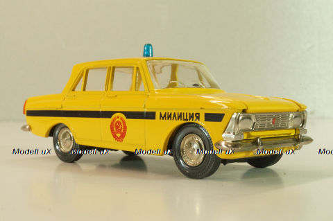 Москвич-412 А8, Милиция, ГАИ,  апрель 82г., Тантал/Радон 1:43