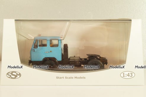 Каз-608В тягач, голубой, SSM1292, SSM 1:43