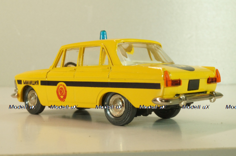 Москвич-412 А8, Милиция, ГАИ,  апрель 82г., Тантал/Радон 1:43