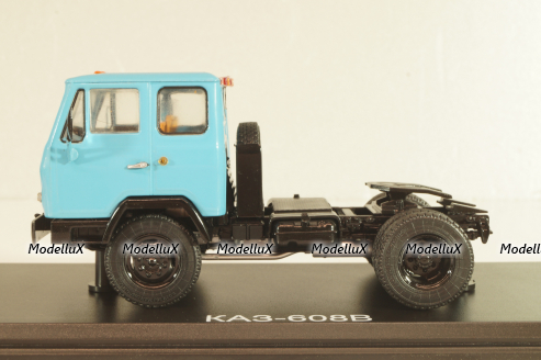 Каз-608В тягач, голубой, SSM1292, SSM 1:43