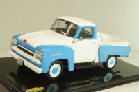 Chevrolet 3100 pickup 1964, white/blue, Altaya 1:43