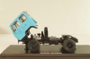 Каз-608В тягач, голубой, SSM1292, SSM 1:43