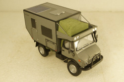 Mercedes Unimog 4х4 Кемпинг серый, без каркаса, KV мастерская 1:43