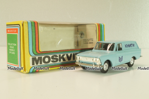 Москвич-433, Книги, голубой, Тантал/Радон 1:43