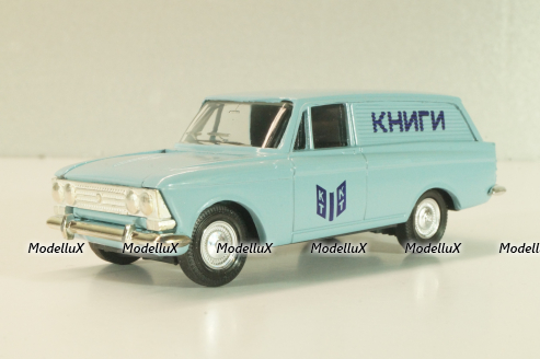 Москвич-433, Книги, голубой, Тантал/Радон 1:43