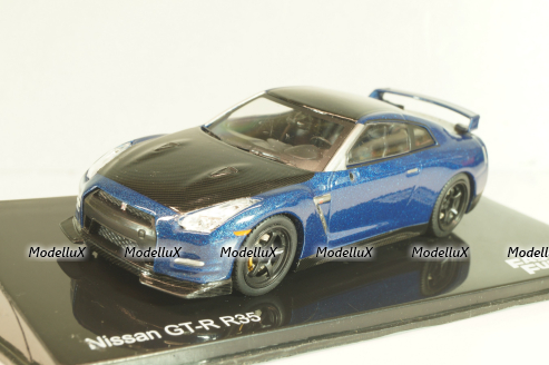 Nissan GT-R (R35), blue/black, Fast and Furious, Altaya 1:43 Уценка!