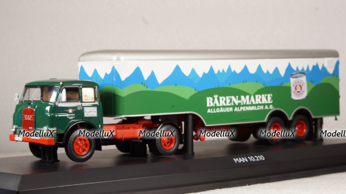 Man 10.210 Koffersattelzug "Baren-Marke", Schuco 1:43