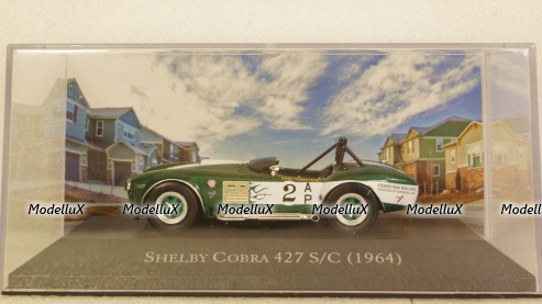 Shelby Cobra 427 S/C #2 1964, green, American Cars №47, Altaya 1:43