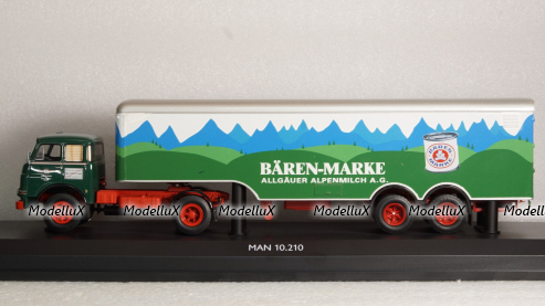 Man 10.210 Koffersattelzug "Baren-Marke", Schuco 1:43