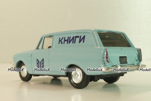 Москвич-433, Книги, голубой, Тантал/Радон 1:43