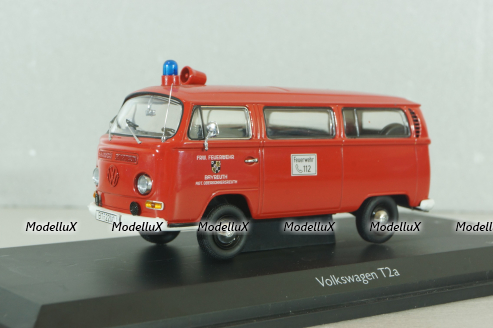 Volkswagen T2a Feuerwehr Bayreuch, 03228, Schuco 1:43