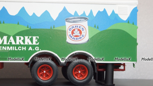 Man 10.210 Koffersattelzug "Baren-Marke", Schuco 1:43