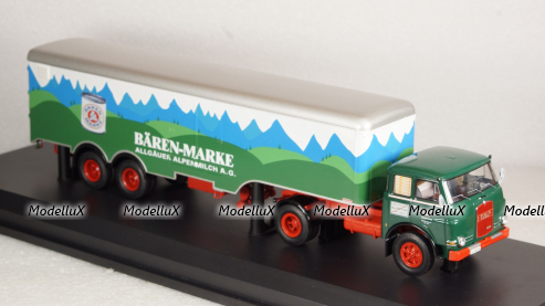Man 10.210 Koffersattelzug "Baren-Marke", Schuco 1:43