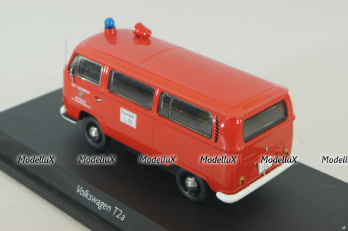 Volkswagen T2a Feuerwehr Bayreuch, 03228, Schuco 1:43