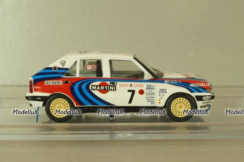 Lancia Delta HF Integrale 16V #7 rally Monte Carlo 1990, D.Auriol, 36SM60, Vitesse 1:43