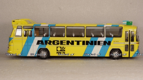 Mercedes O302 Bus Futball-VM 1974 "Team Argentinien" , 439035185, Minichamps 1:43