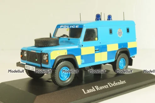 Land Rover Defender 130 Police, blue, Altaya 1:43