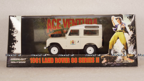 Land Rover 88 Series IIa Station Wagon Ace Ventura When Nature Calls 1995, 86562, Greenlight 1:43