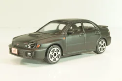 Subaru Impreza matt black, Burago 1:43