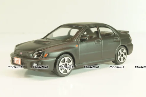 Subaru Impreza matt black, Burago 1:43