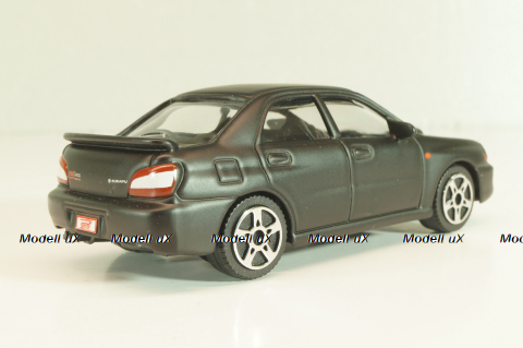 Subaru Impreza matt black, Burago 1:43