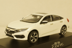 Honda Civic 10, White, Paudi 1:43