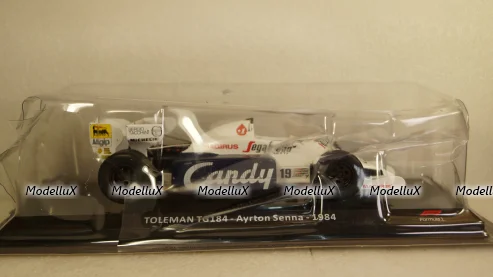 Toleman TG184  Ayrton Senna 1984, LE GRANDI FORMULA 1 №13, 1:24