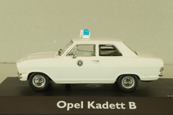 Opel Kadett B Polizei 1965, white, 02943, Schuco 1:43
