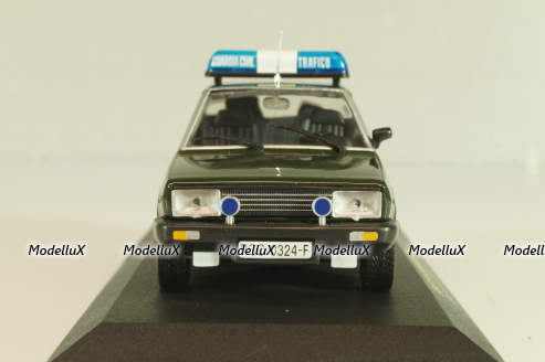 Seat 131 Supermirafiori, Guardia Civil 1979, Police,  green/white, Altaya 1:43 Уценка!