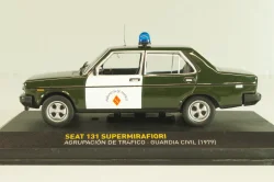 Seat 131 Supermirafiori, Guardia Civil 1979, Police,  green/white, Altaya 1:43 Уценка!