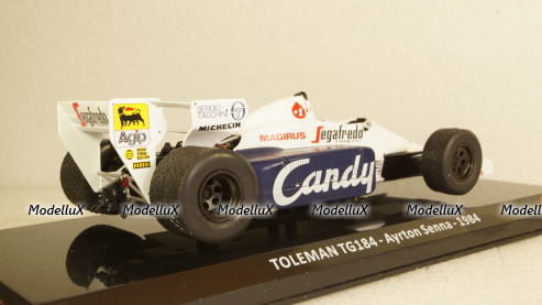 Toleman TG184  Ayrton Senna 1984, LE GRANDI FORMULA 1 №13, 1:24