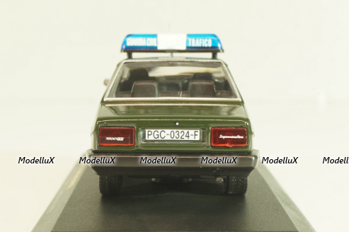 Seat 131 Supermirafiori, Guardia Civil 1979, Police,  green/white, Altaya 1:43 Уценка!