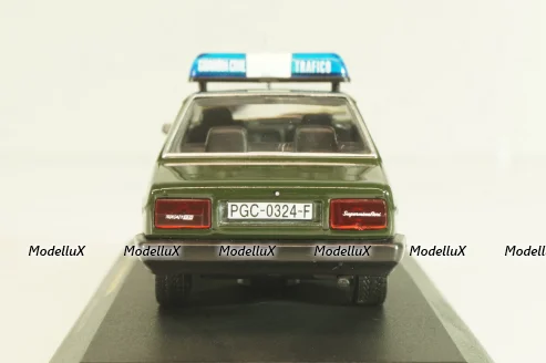 Seat 131 Supermirafiori, Guardia Civil 1979, Police,  green/white, Altaya 1:43 Уценка!